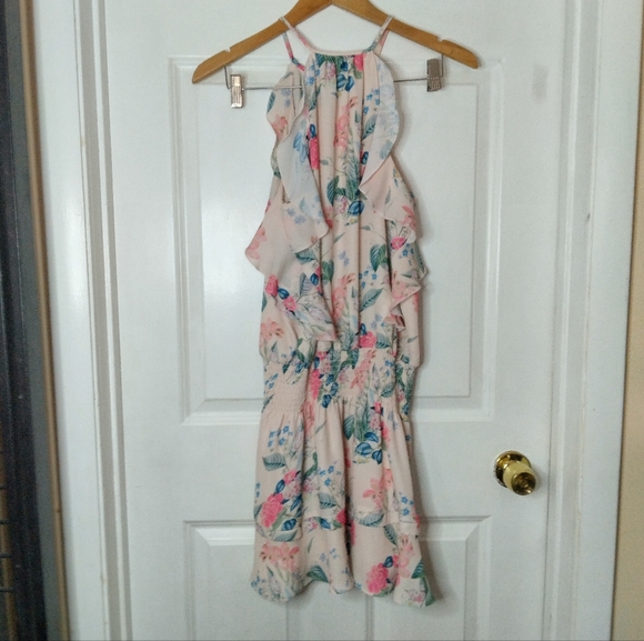 Parker Williame Floral Silk Dress Size S - Picture 5 of 14